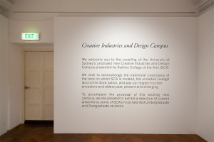 IAI presents the Creative Industries and Design School, 2023, Installation