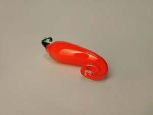 In the Kitsch/en' - Chilli, 2024, Blown glass