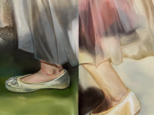 What's Mine is Yours: A Lifetime of Love and Longing, 2024, Oil on Canvas