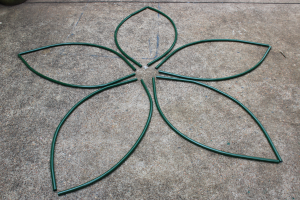 The Outline, 2024, Mixed-media, aluminium, enamel paint
