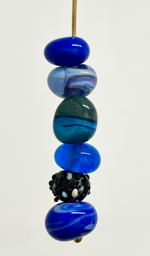  Autumn For Life As We Know It - detail, 2024, Moretti glass and brass wire