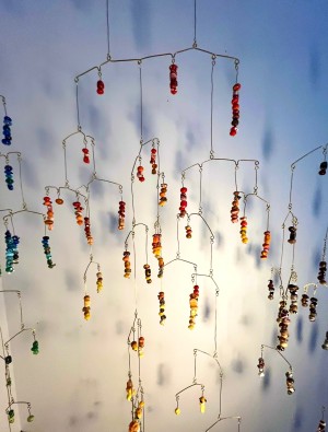  Autumn For Life As We Know It - detail, 2024, Moretti glass and brass wire