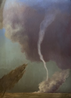 The Rural, 2024, Oil on board