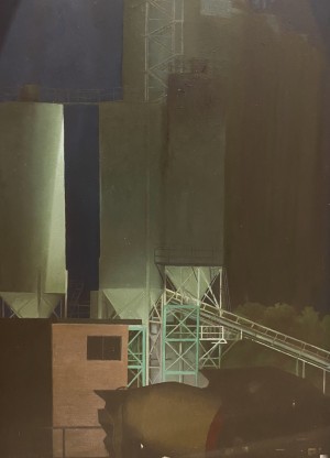 The Industrial, 2024, Oil on board
