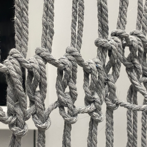 Redirecting Gaze -- Detail Veil, 2024, Recycled cotton rope