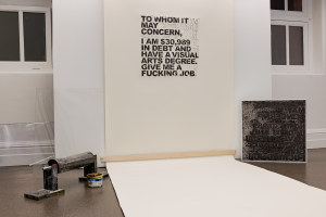 Teeya Ryan, New Contemporaries, 2024, installation Photo: Document Photography