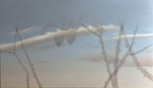 Chelsea Steele, Thorn, oil on panel