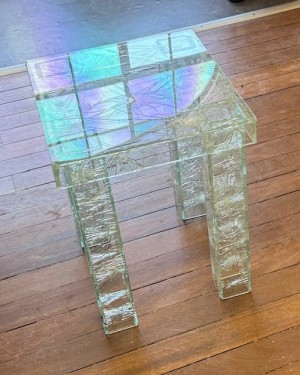 Emily Beattie, A Moment Caught In Time, Laminated glass, epoxy