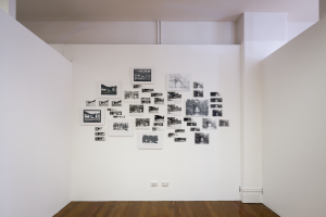 Paige Rodman, Yesterday, Today, Tomorrow - test hanging/ in progress, 2025. 