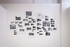 Paige Rodman, Yesterday, Today, Tomorrow - test hanging/ in progress, 2025. 