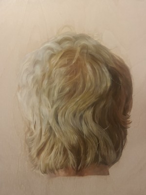 Rosa Buchanan, Beyond the Frame #3, oil on board, 2025
