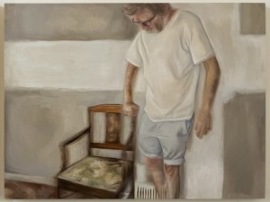 Rosa Buchanan, Beyond the Frame #1, oil on board, 2025