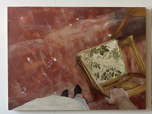 Rosa Buchanan, Beyond the Frame #2, oil on board, 2025