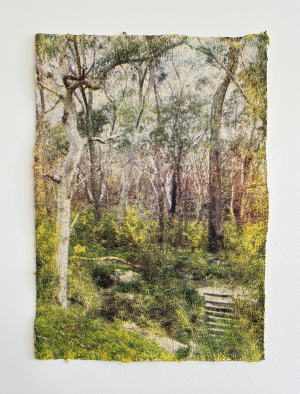 Ruby Rigg-Smith''That's Just The Way', silkscreen print on handmade paper, paperbark and recycled cotton paper